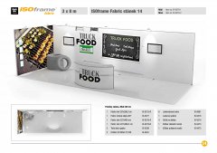 ISOframe Fabric stánek L – plocha 3 x 8 m