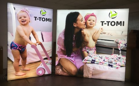 Lightbox T-tomi 1,5x2,5m a 2,5x2,5m