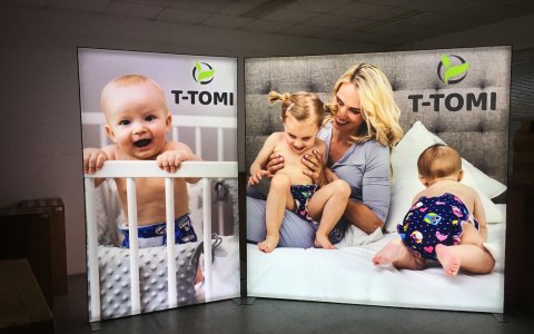 Lightbox T-tomi 1,5x2,5m a 2,5x2,5m