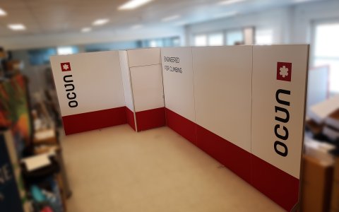 ISOframe Fabric, Stánek 6x3 m se zázemím - Ocun