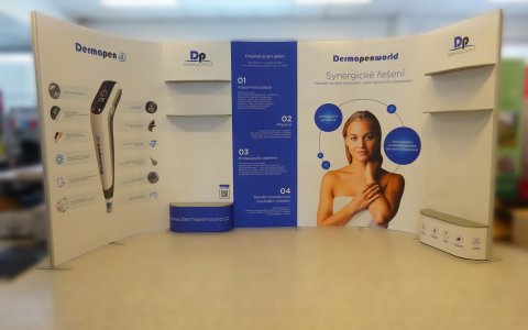 ISoframe wave, tvarovatelná stěna s policemi - DermapenWorld