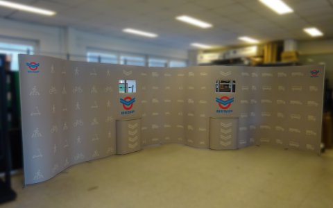 ISOframe wave, stěna Midi, klávesnicové pulty - Besip